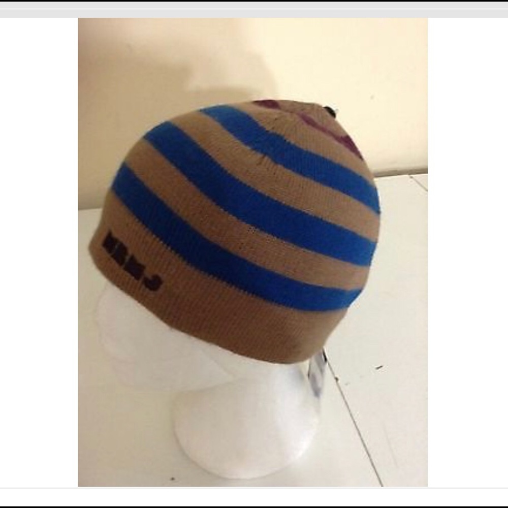Marc Jacobs Striped Critter Logo Beanie Hat - OS